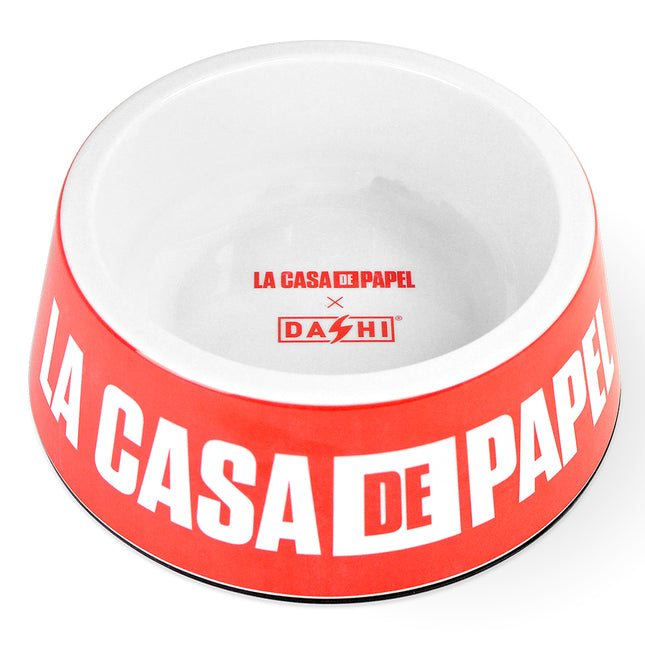 Dashi La Casa De Papel Original Bowl - melamine bowl for dogs and cats, themed after the series Money Heist