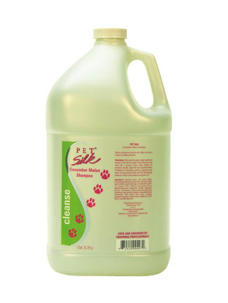 Pet Silk Cucumber Melon Shampoo - universal strengthening hair shampoo with the scent of cucumber and sweet melon, concentrate 1:16