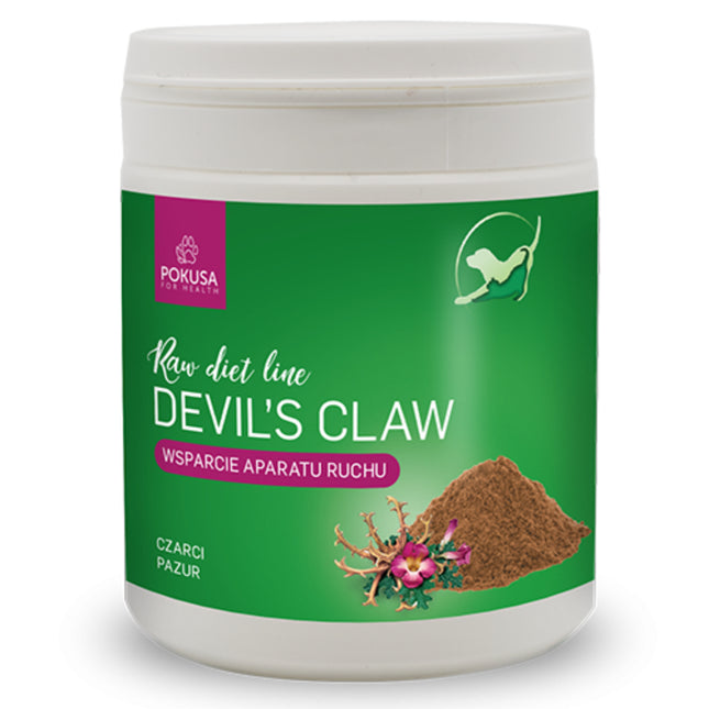 Pokusa RawDietLine Devil's Claw - powdered devil's claw for dogs and cats, anti-inflammatory, anti-rheumatic