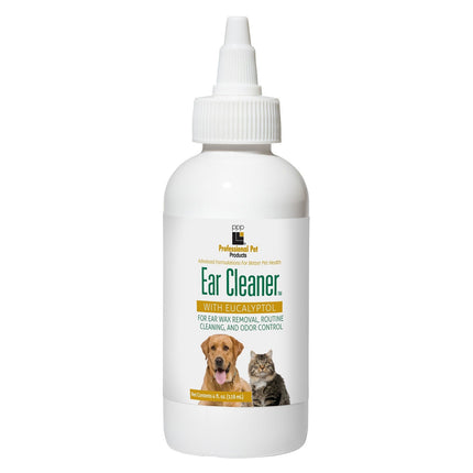 PPP Pet Ear Cleaner with Eucalyptol - ear cleaning solution for dogs and cats