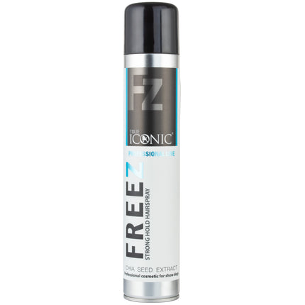 True Iconic Freez Strong Hold - professional strong-hold hairspray for dogs, with chia extract