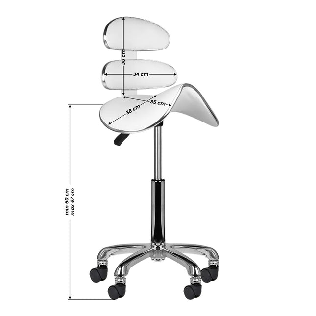 Activ AM - 880 - elegant, contoured grooming chair with height adjustment