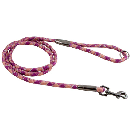 Hurtta Casual Rope Leash Heather Geranium - rope leash for dogs