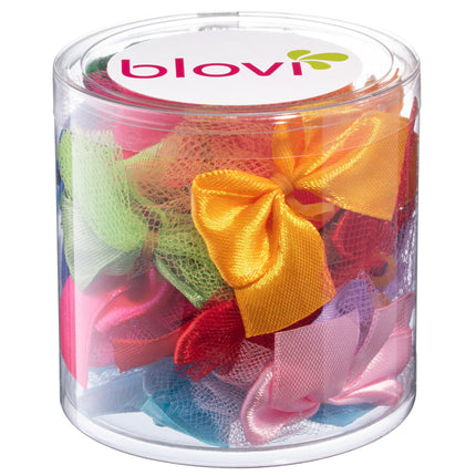 Blovi Bows Multicolor 25 pcs - multicolored bows for dogs with tulle