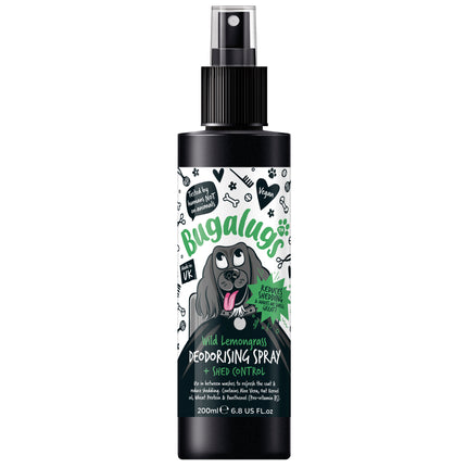 Bugalugs Shed Control Deodorising Spray - refreshing coat treatment that reduces shedding