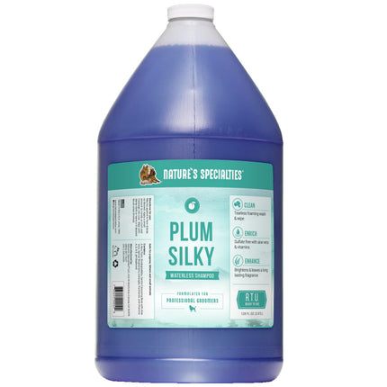 Nature's Specialties Silky Waterless Shampoo - gentle dry shampoo for dogs and cats, revitalizing coat color