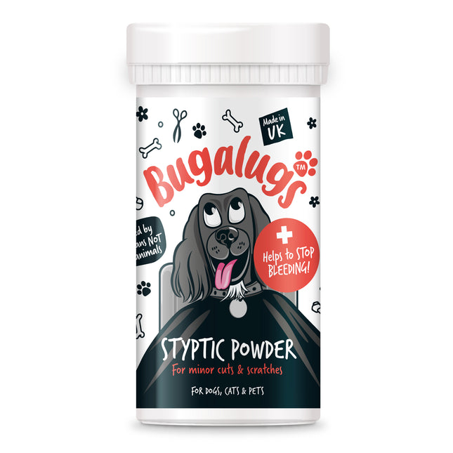 Bugalugs Styptic Powder - bleeding control powder for dogs, cats, and small animals