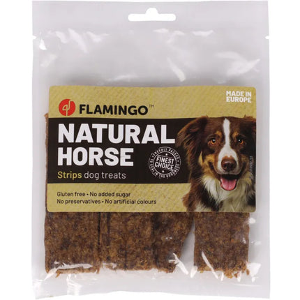 Flamingo Natural Horse - natural dog treats, horse meat strips