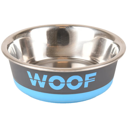 Flamingo Woof Bowl - dog bowl with non-slip base