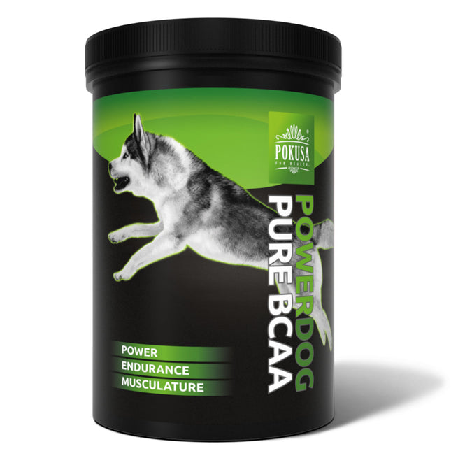 Pokusa PowerDog BCAA Pure - supplement for enhancing endurance and stamina in sporting and working dogs