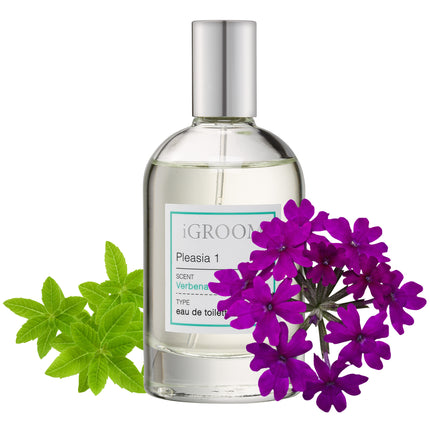 IGroom Eau De Toilette Pleasia 1 - refreshing fragrance perfume for dogs with notes of verbena and mint