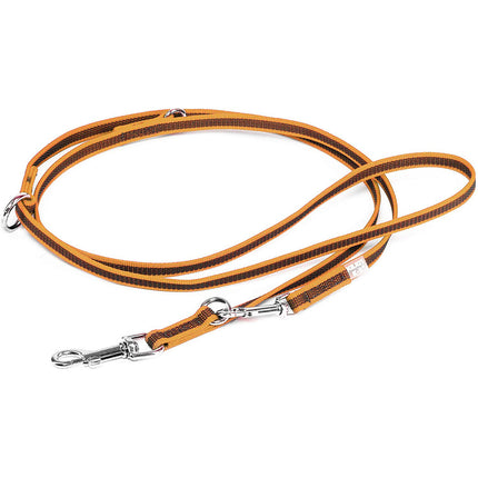 Julius K9 Color & Gray Supergrip Leash 1.4x220cm - adjustable dog leash, non-slip