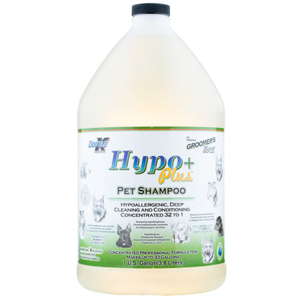 Double K Hypo Plus Shampoo - odorless hypoallergenic shampoo for dogs, cats, and horses, concentrate 1:32