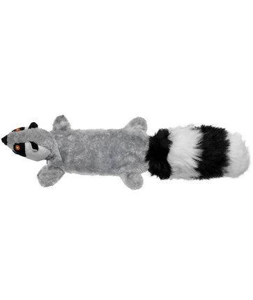 Record Raccoon Dog Toy - crinkly dog toy, raccoon with squeaker