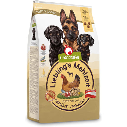 GranataPet Poultry Puppy/Junior - grain-free dry food for puppies, with poultry