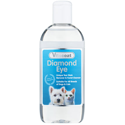 Vitacoat Diamond Eye Tear Stain Remover - liquid for removing tear stains for dogs and cats