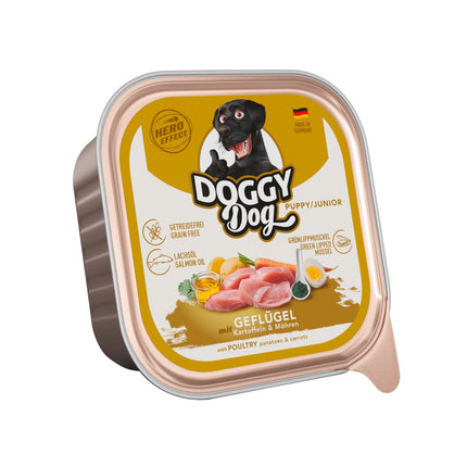 Doggy Dog Poultry Puppy/Junior - grain-free wet food for puppies, with poultry