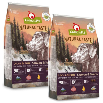 GranataPet Natural Taste & Turkey - grain-free dog food with salmon and turkey