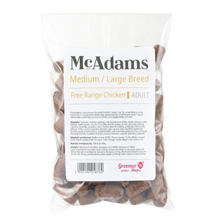 McAdams Medium/Large Breed Free Range Chicken - baked food for medium and large dogs, free-range chicken - sample