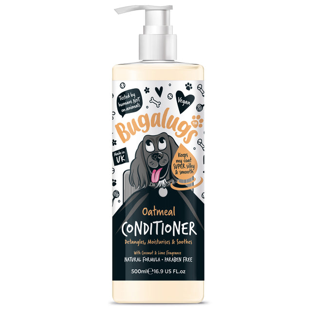 Bugalugs Oatmeal Conditioner - oatmeal conditioner for dogs, soothes irritations