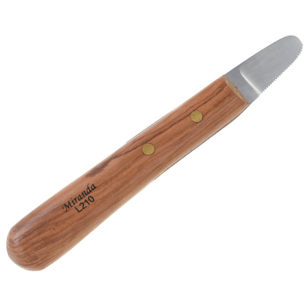 Miranda Stripping Knife - classic trimmer for removing undercoat in short-haired breeds, left-handed