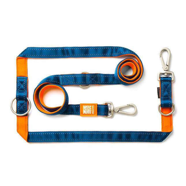 Max & Molly Multi-Leash Matrix - adjustable leash for dogs with reflective stitching, 200cm