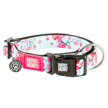 Max & Molly GOTCHA! Smart ID Cherry Bloom Collar - smart tag collar for dogs