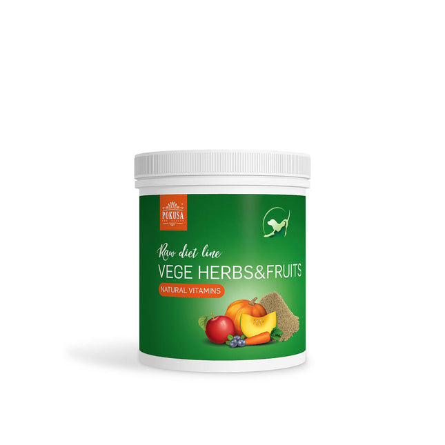 Pokusa RawDietLine Vege Herbs & Fruits - powdered herbs, vegetables, and fruits, a source of vitamins and dietary fiber - Weight: