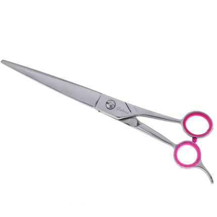 Geib Gator Straight Scissors, straight grooming scissors made of Japanese stainless steel with micro-serration.