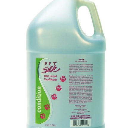 Pet Silk Rainforest Conditioner - moisturizing conditioner with proteins for all coat types, with a tropical scent, concentrate 1:16