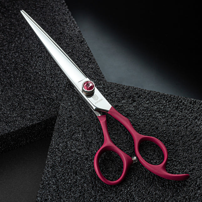 Jargem Straight Scissors - straight grooming scissors with a soft and ergonomic handle