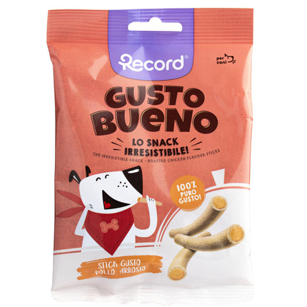 Gusto Bueno Roasted Chicken Flavor Sticks - dog treats, roasted chicken flavored sticks