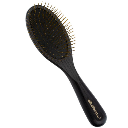 Chris Christensen Fusion Brass Pin Brush - professional wooden brush with brass pins