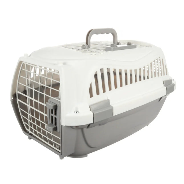 Flamingo Transport Cage Globe Grey S - transporter for cats, small dogs, for