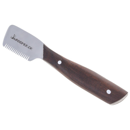 Groomer.dk Danish Classic Knife - classic trimmer with wooden handle