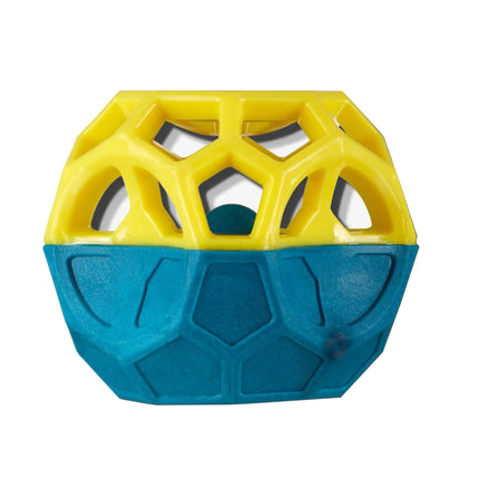 Nuzzle Puzzle Cube (8.5cm) - treat-dispensing cube for dogs, bouncy, floating, with a squeaker