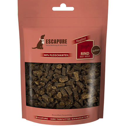 Escapure Hupferl Softies Beef - soft treats for puppies and dogs, 98% beef