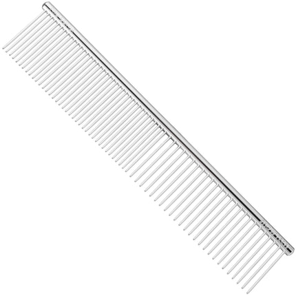 Show Tech Combi - Comb - metal comb with mixed tooth spacing - Length: