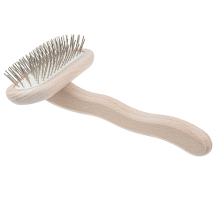 Chris Christensen T - Brush - high-quality brush, slicker brush for dogs with metal pins, soft