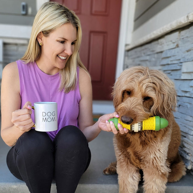 PetSafe Busy Buddy Cravin' Corncob - chew toy with treat for dogs, corn