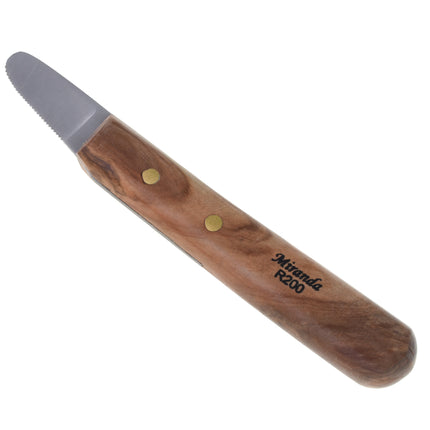 Miranda Stripping Knife - classic trimmer for removing undercoat in short-haired breeds, right-handed