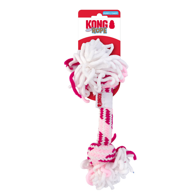 KONG Rope Stick Puppy - lightweight, soft rope for puppies, with knots for chewing