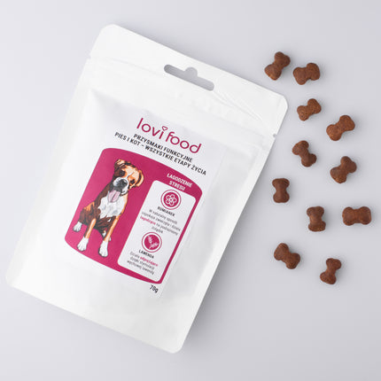 Lovi Food Stress Relief - Treats for Dogs and Cats, with Chamomile and Lavender