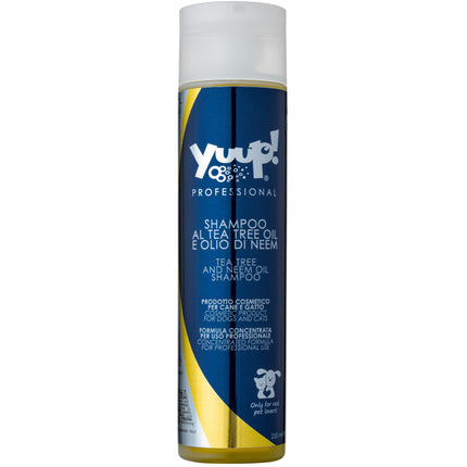 Yuup! Professional Tea Tree and Neem Oil Shampoo - flea, tick, and insect repellent shampoo for dogs, concentrate 1:20