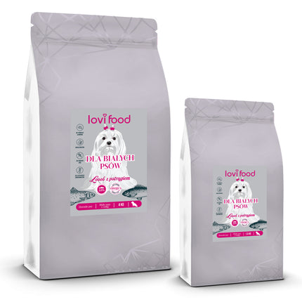 Lovi Food Salmon with Trout - Grain-Free Dog Food for Small Breeds, with Sweet Potatoes and Asparagus - 2x