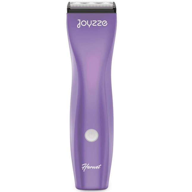 Joyzze Hornet Cordless Clipper - wireless clipper with adjustable blade and 3 attachments, purple