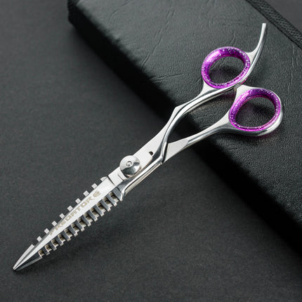 Excalibur Shears Predator Silver - very sharp grooming scissors, straight