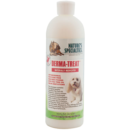 Nature's Specialties Derma - Treat Shampoo - anti-itch antibacterial shampoo for dogs and cats, concentrate 1:6