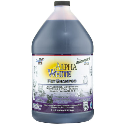 Double K Alpha Shampoo - whitening shampoo for dogs, cats, and horses, concentrate 1:32