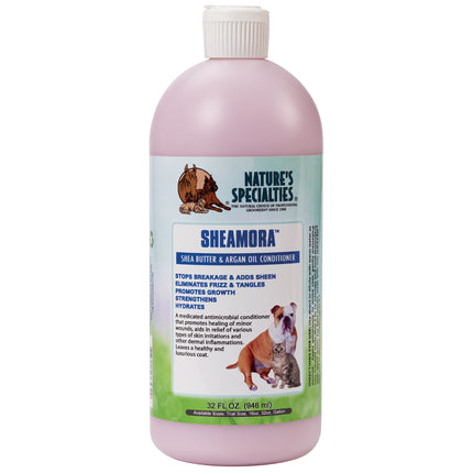 Nature's Specialties Sheamora Conditioner - Soothing and Regenerating Conditioner for Dogs and Cats, Concentrate 1:8